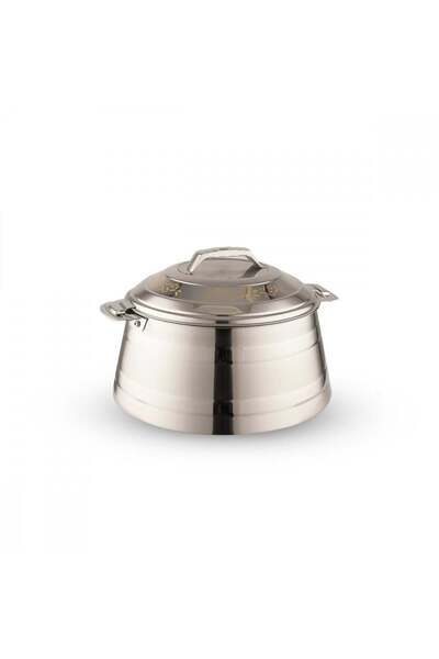 SANJANA Stainless Steel Food Container - Clear Classic Gold - (2.50 Liters)