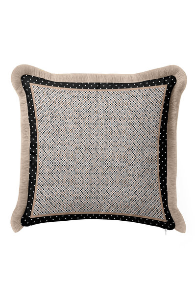 Evimde Bambaşka غطاء وسادة فاخر بتصميم فسيفساء عتيق - غطاء وسادة أنيق وعصري ب...