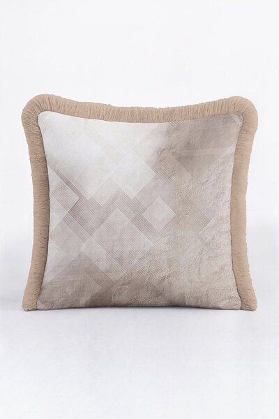 Evimde Bambaşka Husă de pernă cu franjuri de lux premium geometrică - Husă de...