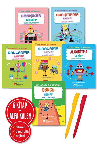 Koç Üniversitesi Yayınları Alfa Kalem+Kaitlyn Siu 6 Kitap (Değişken+Ayrıştırm...