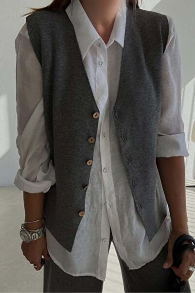 Lavanta Tekstil Knitted Vest Pants Set