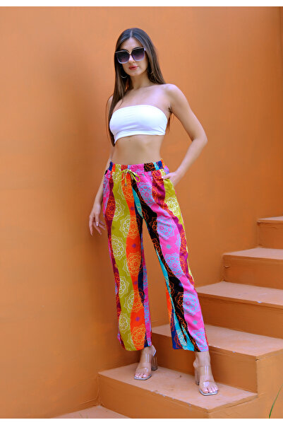 BRN Women's Bohemian Summer Viscose Pants