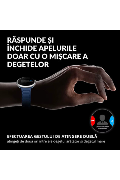 easyCTRL Women's smartwatch, 1.46" Touch Screen, Bluetooth Call, Health Monitoring, White, easyCTRL®