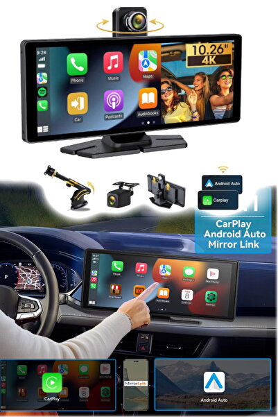 Munico Profesyonel Araba Multimedya Carplay Android Kablosuz Carplay Ekranı K...