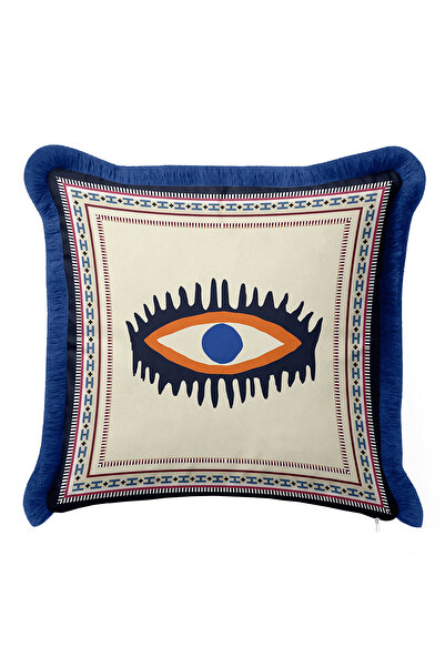 Evimde Bambaşka Husă de pernă cu franjuri de lux etnic - Husă de pernă cu ciu...