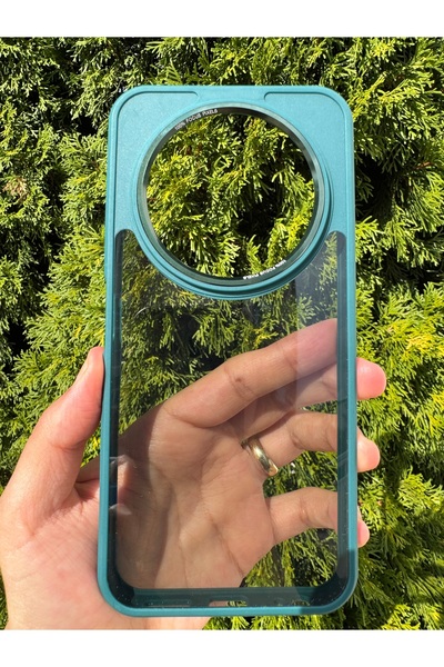 Deppo Trend Tecno Spark 30C Compatible Case Black Transparent Clear Camera Surround Metal Protective Silicone Cover