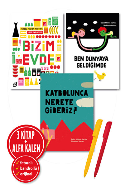 Koç Üniversitesi Yayınları ألفا كيلم + إيزابيل مينهوس 3 كتب (في منزلي + عندما...