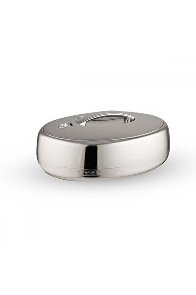 GOLDEN FİRE Golden Fire Chrome Food Container, Silver Color - Capacity (2.50 Liters)