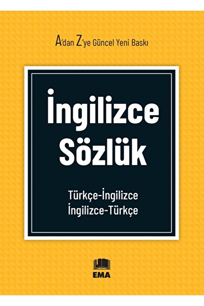 Ema Kitap İngilizce Sözlük Türkçe-İngilizce/İngilizce-Türkçe (Ortaokul) kitab...