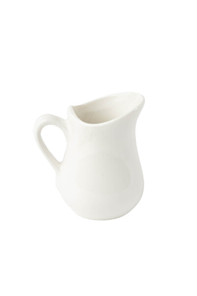 SQUALO Elegantly designed white porcelain milk jug (12 pieces) - 7.5X7.5X5 cm