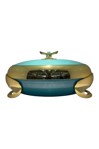 GOLDEN FİRE Golden Fire Food Container, Tiffany Color - Gold (5 Liters), Made in Taiwan