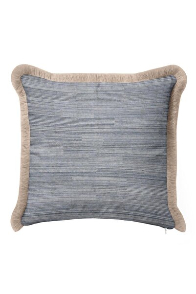 Evimde Bambaşka غطاء وسادة أنيق وعصري فاخر ذو حواف مزركشة - غطاء وسادة من الك...