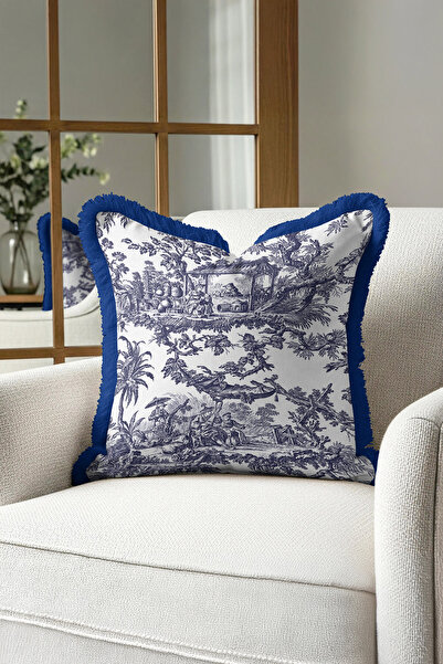 Evimde Bambaşka غطاء وسادة فاخر مستوحى من الفن الباروكي - غطاء وسادة كلاسيكي ...