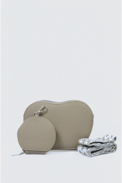 Mazel Design Mazel Leather Zippered Mini Wallet Vision Heart Model Imported Women's Hand, Arm, and Shoulder Bag