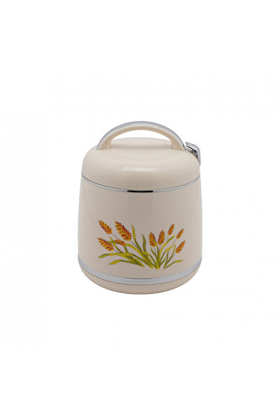 GOLDEN FİRE Versace Golden Fire Food Container - Beige Color - Capacity (2 Liters)