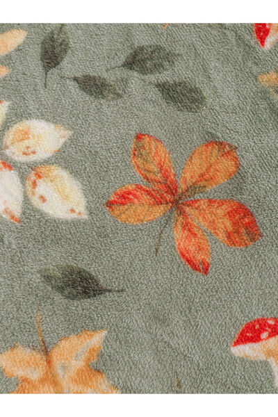 LC Waikiki Create Your Style from Uzg Store |   Leaf Patterned Single Blanket