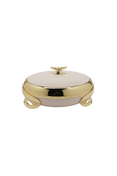 GOLDEN FİRE Golden Fire Food Container, Sugar-Gold Color (5 Liters), Made in Taiwan