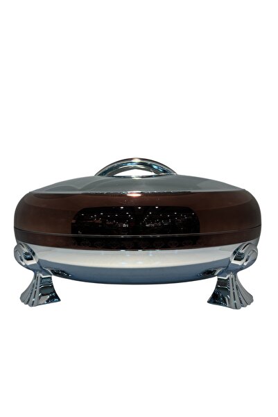 GOLDEN FİRE Golden Fire Food Container, Silver-Brown Color (5 Liters), Made in Taiwan