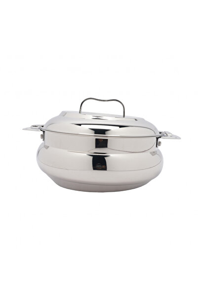 SANJANA Badr Al Hindi Stainless Steel Food Container - Gold - (2 Liters)