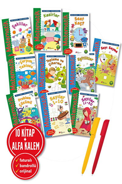 Koç Üniversitesi Yayınları Alfa Kalem+Rosie Neave 10 Kitap (Şekiller+Kesiler+...