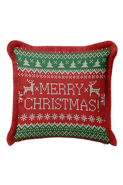 Evimde Bambaşka Коледна мотивация с ресни - Зимна тема Ретро червена и зелена...