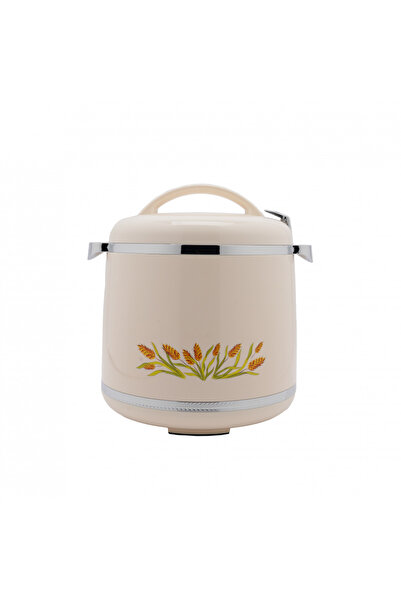 GOLDEN FİRE Golden Fire Food Container, Made in Taiwan, Beige Color, 6 Liter Capacity