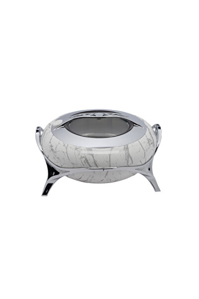 GOLDEN FİRE Golden Fire Food Container, White - Silver (4 Liters), Made in Taiwan