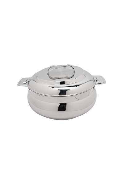 SANJANA Stainless Steel Food Container - Badr Hindi Plain - (2 Liters)