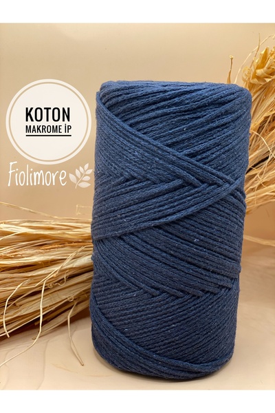 Fiolimore Premium 100% κοτόνι μακραμέ κορδόνι (250 γραμμάρια-155 μέτρα) 2 χιλ...