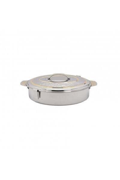 SANJANA Shamsi ML Steel Food Container (2.50 Liters)