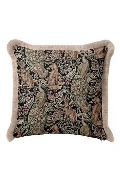 Evimde Bambaşka Husă de pernă vintage de lux cu franjuri - Husă de pernă cu f...