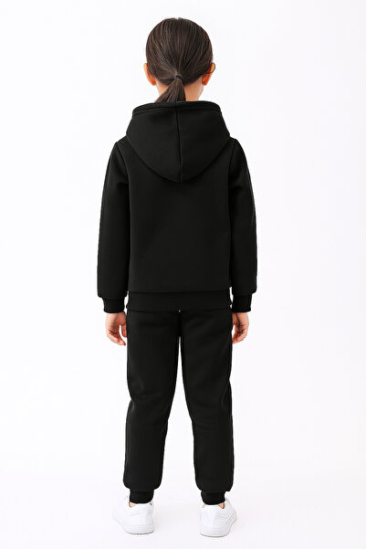 Let's Wear Premium Cherry Fresca Παιδικό Σετ Φούτερ με κουκούλα με στάμπα - Αθλητικό Σετ 2 τεμαχίων