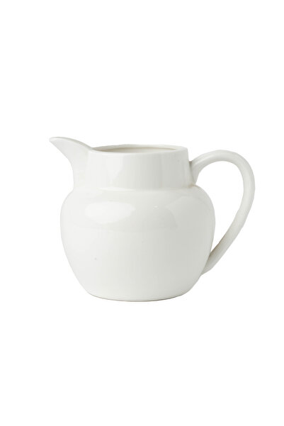 SQUALO Elegantly designed white porcelain milk jug - 15.7X11.8X12 cm