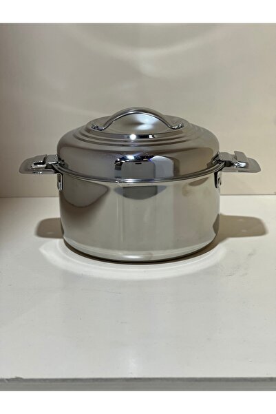 SANJANA THARUN 500ml Silver Indian Stainless Steel Food Container (Round)
