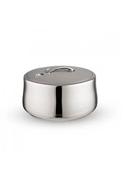 GOLDEN FİRE Golden Fire Chrome Food Container, Silver Color - Capacity (6 Liters)