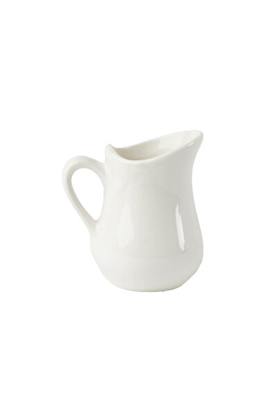 SQUALO Elegantly designed white porcelain milk jug (12 pieces) - 7.5X7.5X5 cm