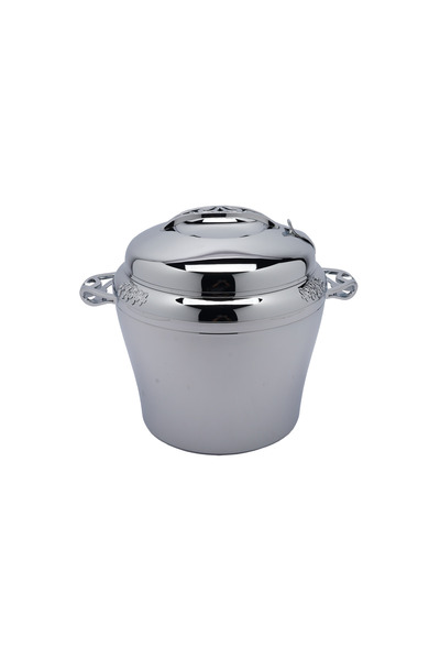 GOLDEN FİRE Golden Fire Food Container, Chrome Color (6 Liters), Made in Taiwan