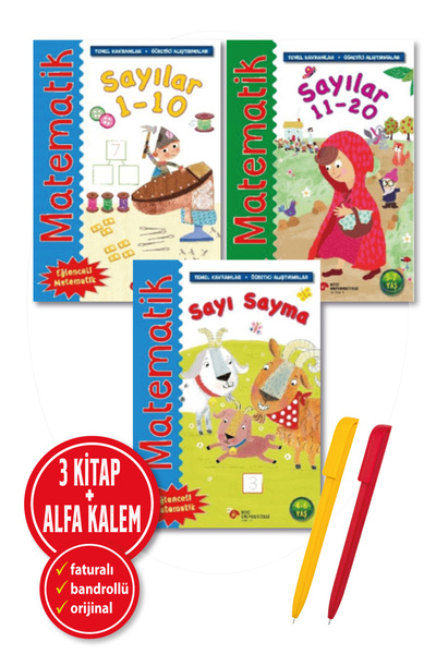 Koç Üniversitesi Yayınları Alfa Kalem+Rosie Neave 3 Kitap (Sayılar 1-10 , Say...