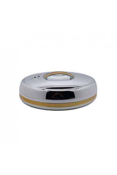 GOLDEN FİRE Golden Fire Chrome Silver and Gold Food Container 3.5L CL333CG
