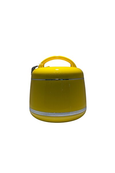 GOLDEN FİRE Golden Fire Round Yellow Food Container 1.5L