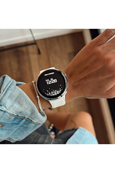 easyCTRL Women's smartwatch, 1.46" Touch Screen, Bluetooth Call, Health Monitoring, White, easyCTRL®