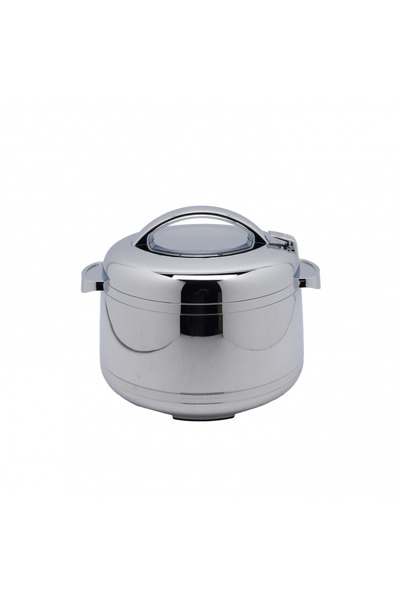 GOLDEN FİRE Golden Food Container - Fire Chrome Silver Color - Capacity (4 Liters)