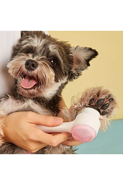 LOVYCO Nano Ultra Yumuşak Kedi Ve Köpek İçin Pati Temizleme Fırçası,Pati Yıkama,Pati Masaj Aparatı
