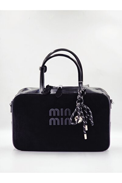 Ega ayakkabı حقيبة كتف نسائية مصنوعة من جلد الغزال الأصلي المستورد