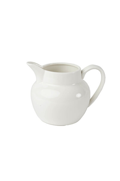 SQUALO Elegantly designed white porcelain milk jug - 13.5X10.2X10.4 cm