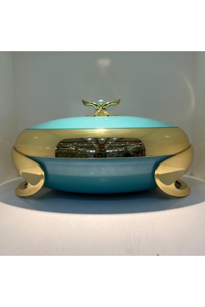 GOLDEN FİRE Golden Fire Food Container, Tiffany Color - Gold (5 Liters), Made in Taiwan
