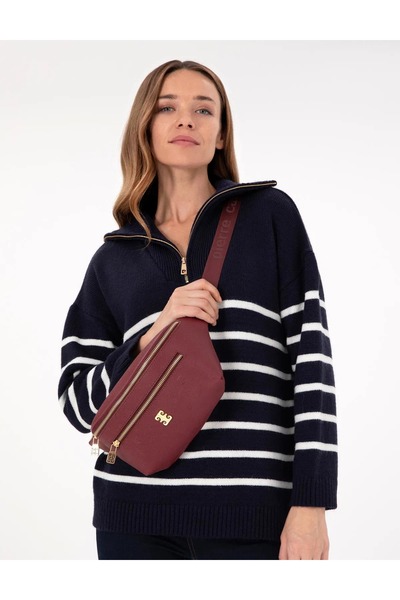 Pierre Cardin Claret Red Waist Bag