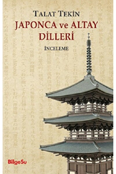 Bilgesu Yayıncılık Japonca ve Altay Dilleri kitabı güncel Talat Tekin Edebiya...