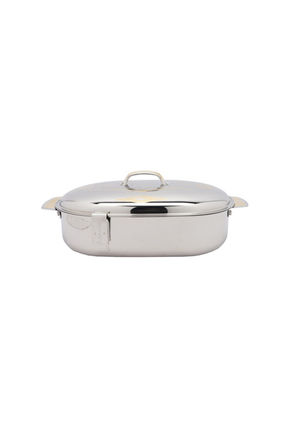 SANJANA Shams Classic Indian 30cm Steel Food Container (2L Capacity)