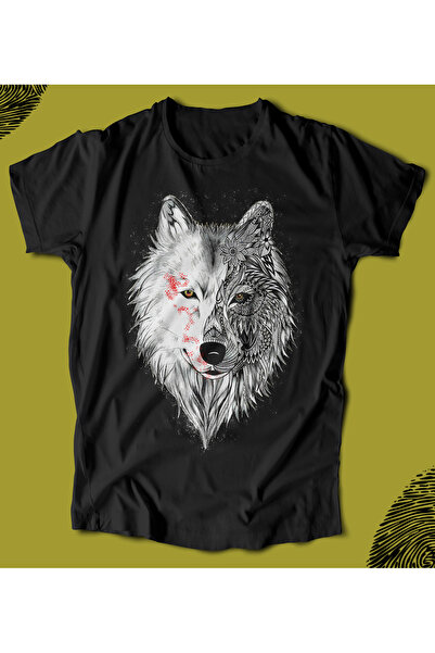 BUTSHIRT This T-Shirt'White Wolf - White Wolf' Regular-Fit' Unisex T-Shirt